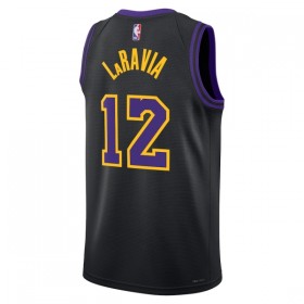 Dres Los Angeles Lakers Jake Laravia Nike 2025-26 City Edition Crno Swingman